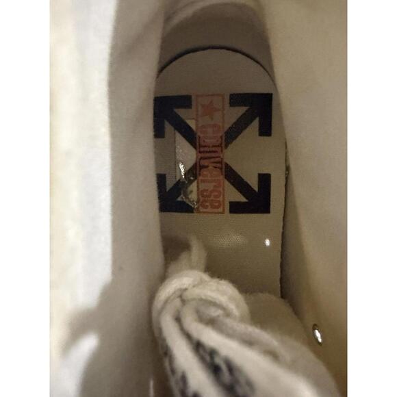 Off white converse sz 9.5 - Picture 6 of 7